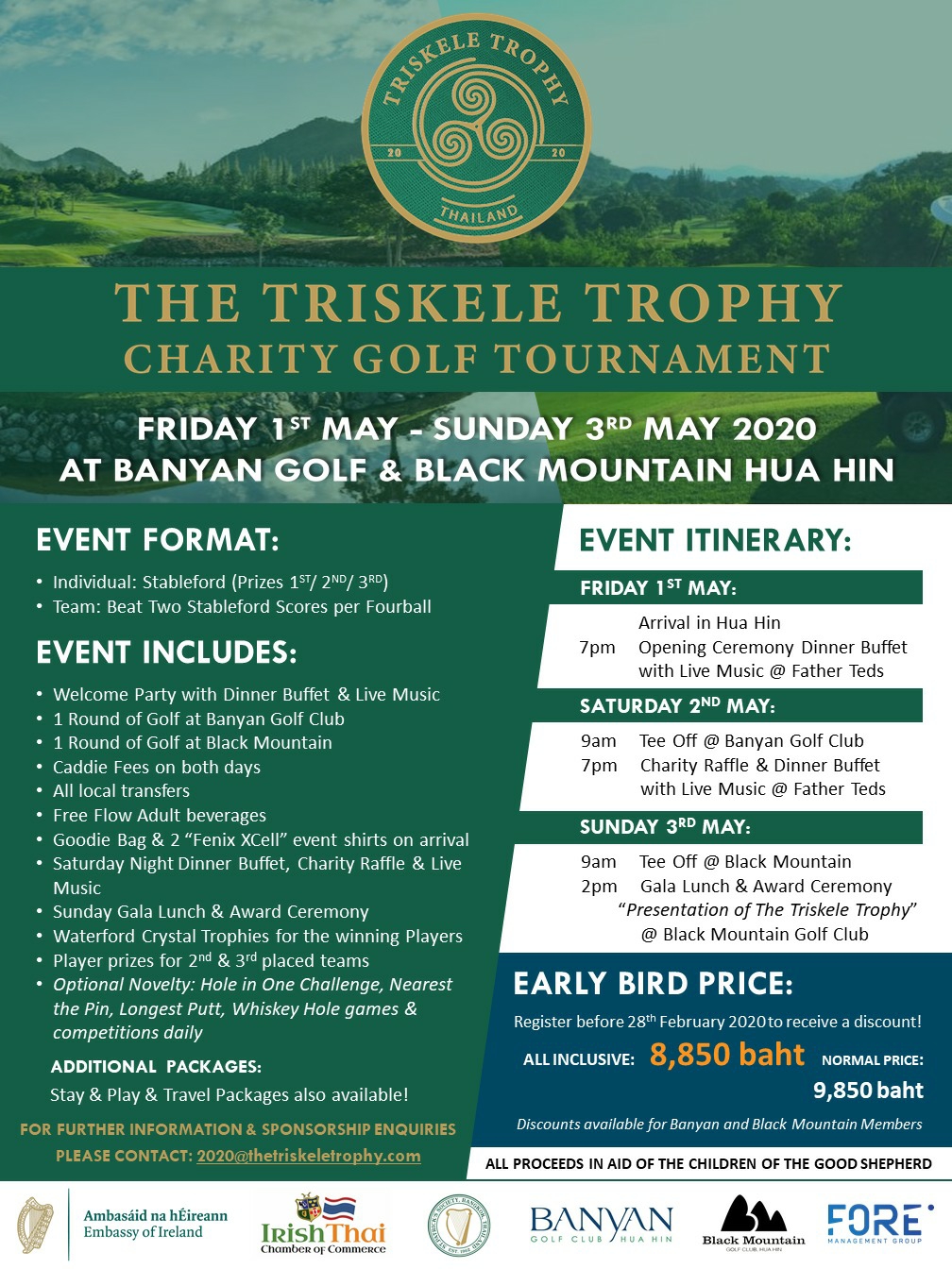 Postponed: Triskele Trophy Charity Golf